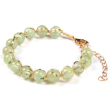 8MM Natural Stone Wrap Bracelet Amethysts Labradorite Garnet Crystal