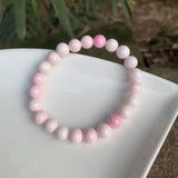 Natural Pink Queen Shell Bead Bracelet for Women