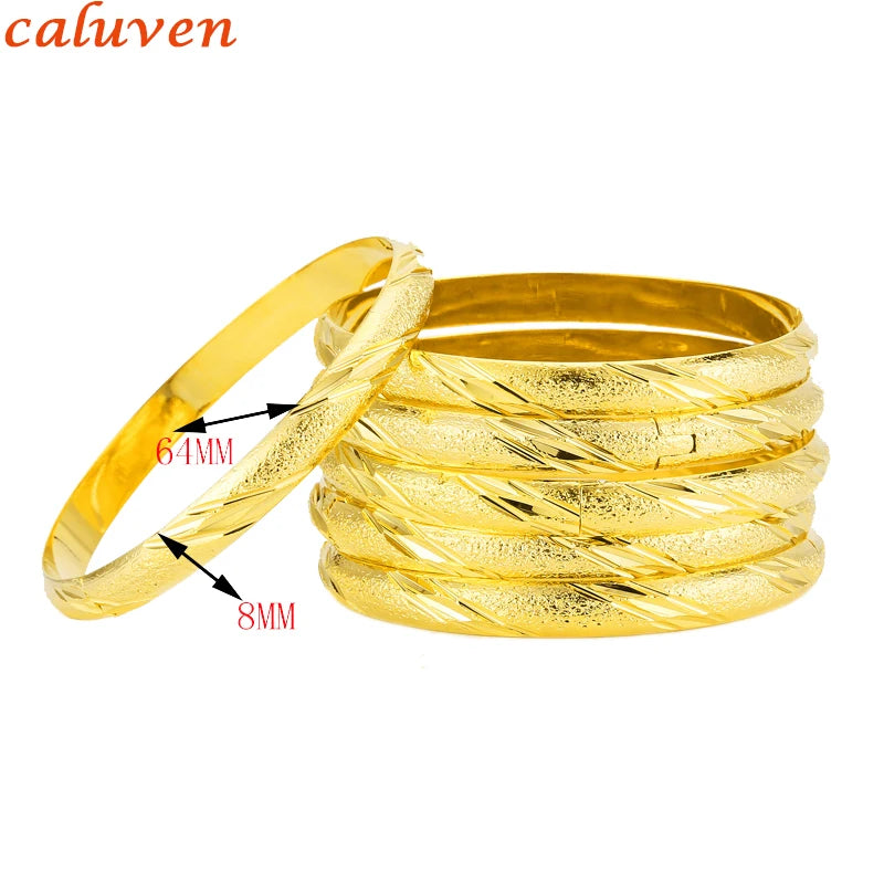 8MM European Middle East Bangles African Dubai Bracelets