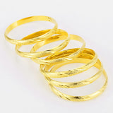 8MM European Middle East Bangles African Dubai Bracelets