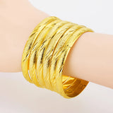 8MM European Middle East Bangles African Dubai Bracelets