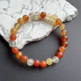 8MM Agate Gemstone Bracelet Xinjiang Tianshan Natural Stone Bead