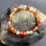 8MM Agate Gemstone Bracelet Xinjiang Tianshan Natural Stone Bead