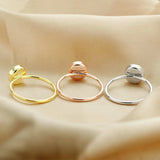 8MM Round Breast Milk Keepsake Resin Ring Settings