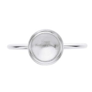 8MM Round Breast Milk Keepsake Resin Ring Settings