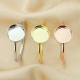 8MM Round Breast Milk Keepsake Resin Ring Settings
