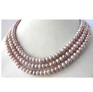 Lavender Freshwater Pearl Necklace