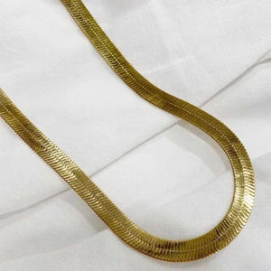 8MM Thick Herringbone Necklace Layering Snake Chain Vintage Party Beach Jewelry