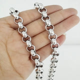 8MM Stainless Steel Silver/Gold Link Chain Necklace or Bracelet