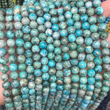 8MM Turquoise Disc Heishi Rondelle Loose Stone Beads For Jewelry Making