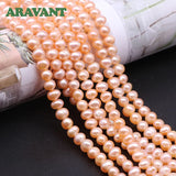 8MM White/Pink/Purple Natural Pearl 925 Silver Necklace Chain Wedding Jewelry