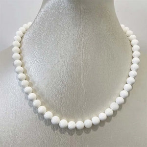 Vintage Style Tridacna Pearls Shell Necklace Choker Women Wedding