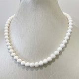 Vintage Style Tridacna Pearls Shell Necklace Choker Women Wedding