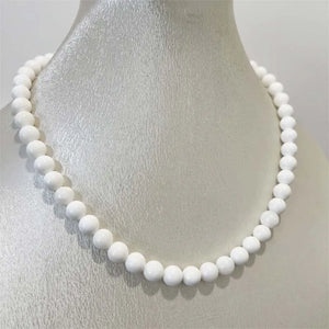 Vintage Style Tridacna Pearls Shell Necklace Choker Women Wedding