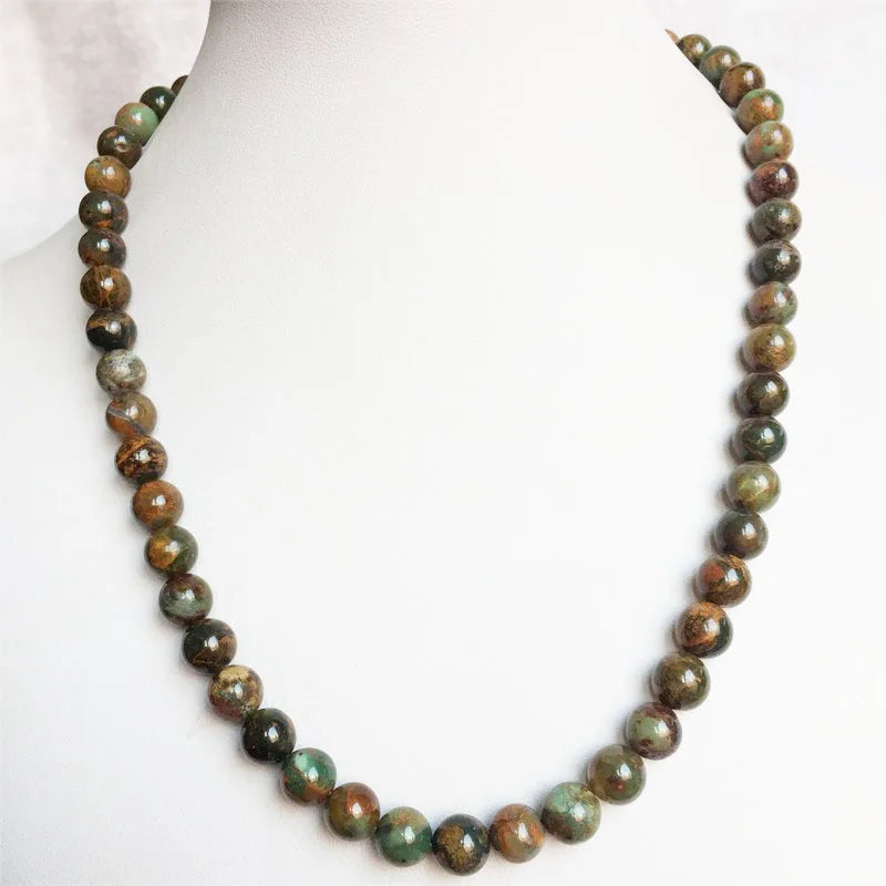Vintage Hubei Snakeskin Turquoise Necklace