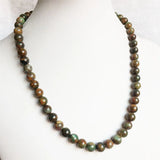 Vintage Hubei Snakeskin Turquoise Necklace