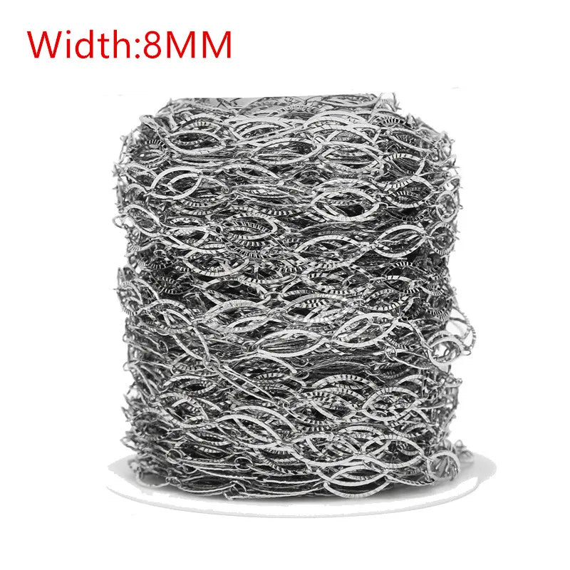 Stainless Steel Cross Chains for Jewelry Making