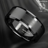 8Mm Tungsten Carbide Wedding Band Mens Jewelry