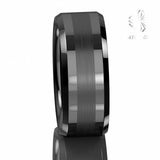 8Mm Tungsten Carbide Wedding Band Mens Jewelry