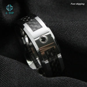 8mm Tungsten Carbide Men's Wedding Ring