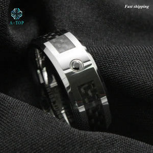 8mm Tungsten Carbide Men's Wedding Ring