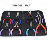 8PC Jewelry Tools Steel Pliers Beading DIY Making Hand Tool Package