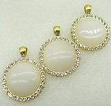 Natural Stone Quartz Crystal Pendant Diy Jewelry Making