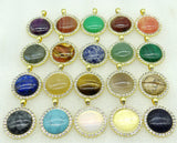Natural Stone Quartz Crystal Pendant Diy Jewelry Making