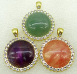 Natural Stone Quartz Crystal Pendant Diy Jewelry Making
