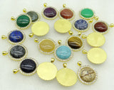 Natural Stone Quartz Crystal Pendant Diy Jewelry Making
