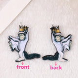 8PCS Cartoon Charms Acrylic Jewelry Findings Earring Necklace DIY