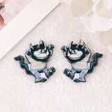 8PCS Cartoon Charms Acrylic Jewelry Findings Earring Necklace DIY