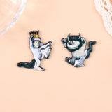 8PCS Cartoon Charms Acrylic Jewelry Findings Earring Necklace DIY