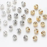 8PCS Diamond Brass Spacer Bead for Jewelry Making