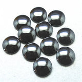8PCS Golden Hemitate Stone Cabochons Round 25MM Beads DIY Jewelry Accessories