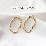 8PCS Abstract Pendant Eardrop for Jewelry Making Supplies