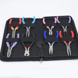 8PCS Jewelers Plier Set 4.5'' Beading Tool Kit Jewelry Making DIY Tools