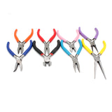 8PCS Jewelry Pliers Kit 4 Inch Long Needle Round Nose Cutting Wire Pliers