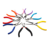 8PCS Jewelry Pliers Kit 4 Inch Long Needle Round Nose Cutting Wire Pliers