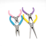 8PCS Jewelry Pliers Kit 4 Inch Long Needle Round Nose Cutting Wire Pliers