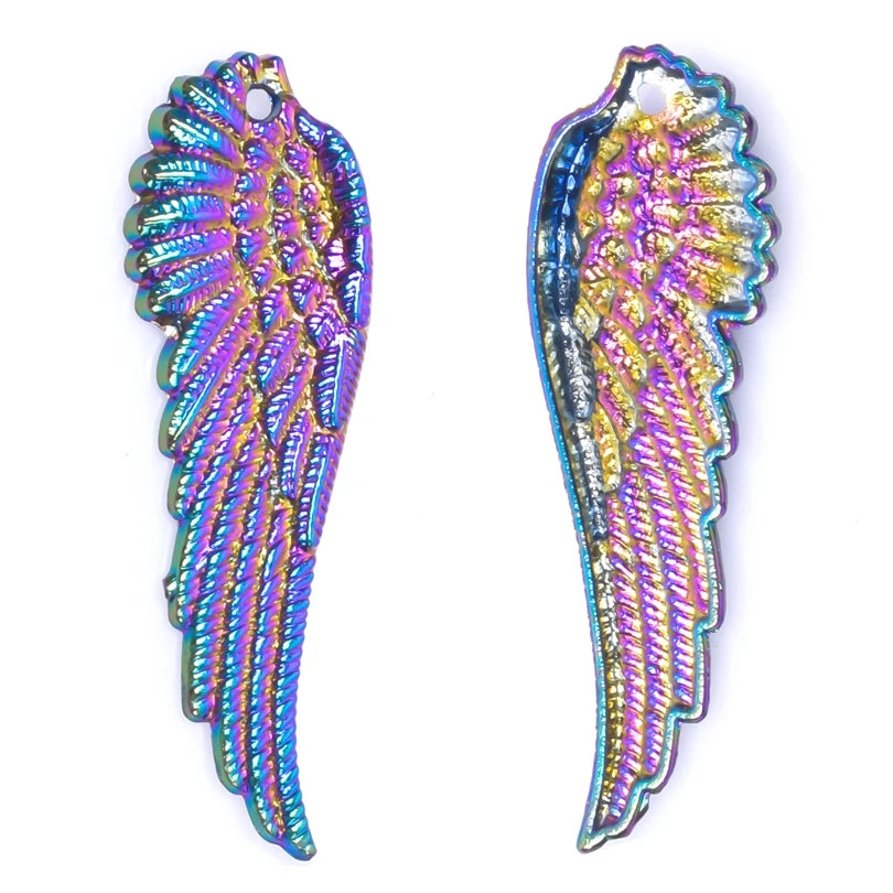 8PCS Animal Wings Pendant Charm for Jewelry DIY