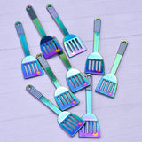8PCS Kitchen Spatula Pendant Charm Alloy for Jewelry DIY