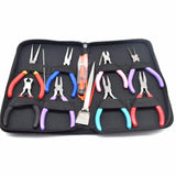8PCS Pliers Set Beading Making Repair Tool Kit 4.5 inch Round-Nose Pliers
