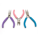 8PCS Pliers Set Beading Making Repair Tool Kit 4.5 inch Round-Nose Pliers