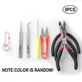 8PCS Jewelry Making Tool Set Pliers Scissor Beading Tool Kit Cutting Pliers