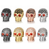 8PCS Skull Space Beads for DIY Bracelet Making