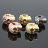 8PCS Skull Space Beads for DIY Bracelet Making