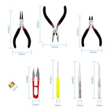 8PCS Stainless Jewelry Making Tools Set for DIY Bracelet Necklace