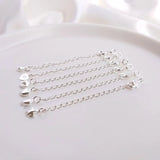 8PCS Women Charm Bracelet Charms DIY Brass Accessories