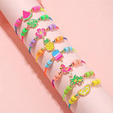 8Pack Summer Beach Fruit Bracelet for Kids